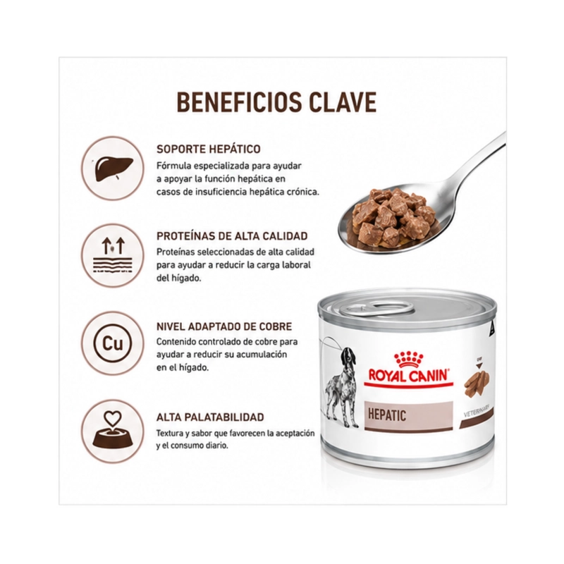 ROYAL CANIN HEPATIC PARA PERRO LATA 200GR | PACK 6 LATAS - 2