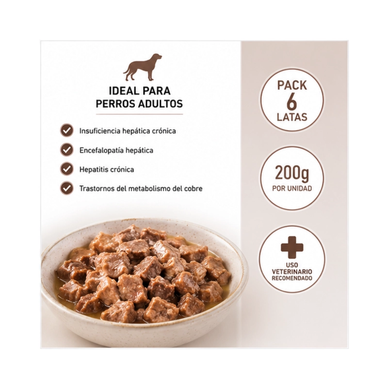 ROYAL CANIN HEPATIC PARA PERRO LATA 200GR | PACK 6 LATAS - 4