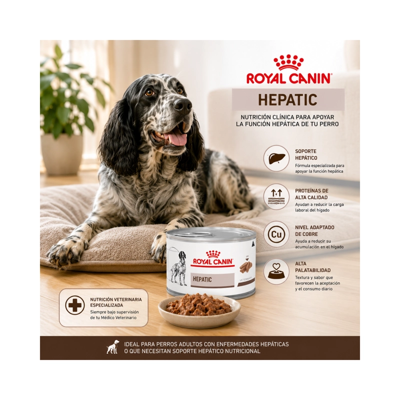 ROYAL CANIN HEPATIC PARA PERRO LATA 200GR | PACK 6 LATAS - 5