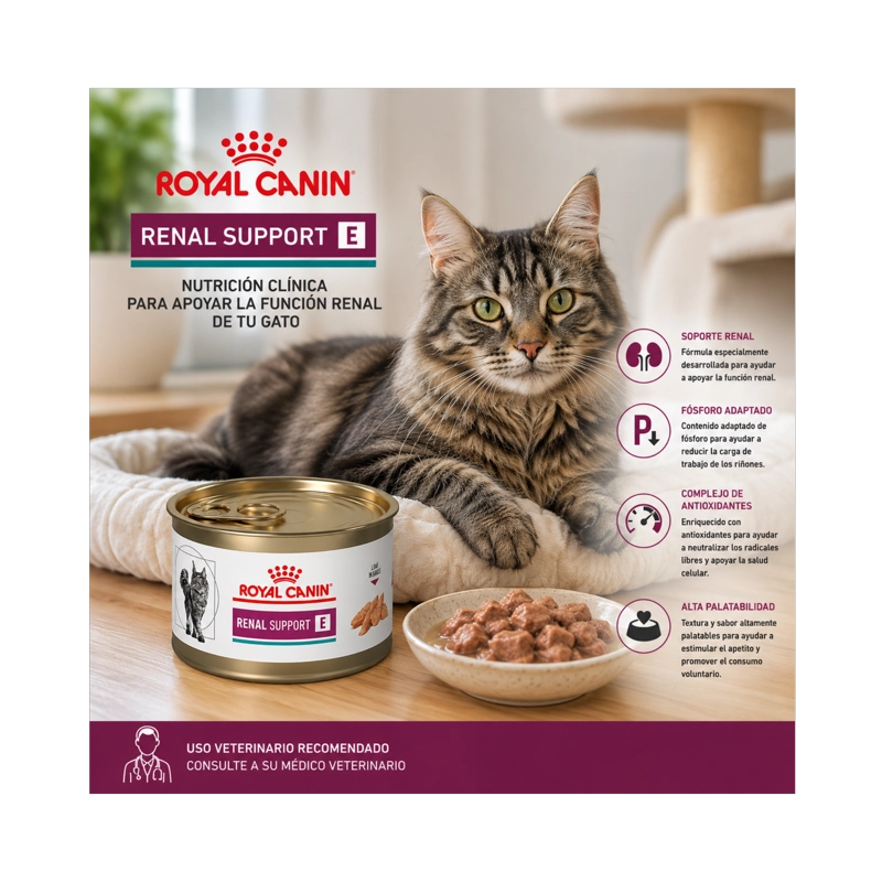 ROYAL CANIN RENAL SUPPORT FELINE LATA 145 GR | PACK 6 LATAS - 5