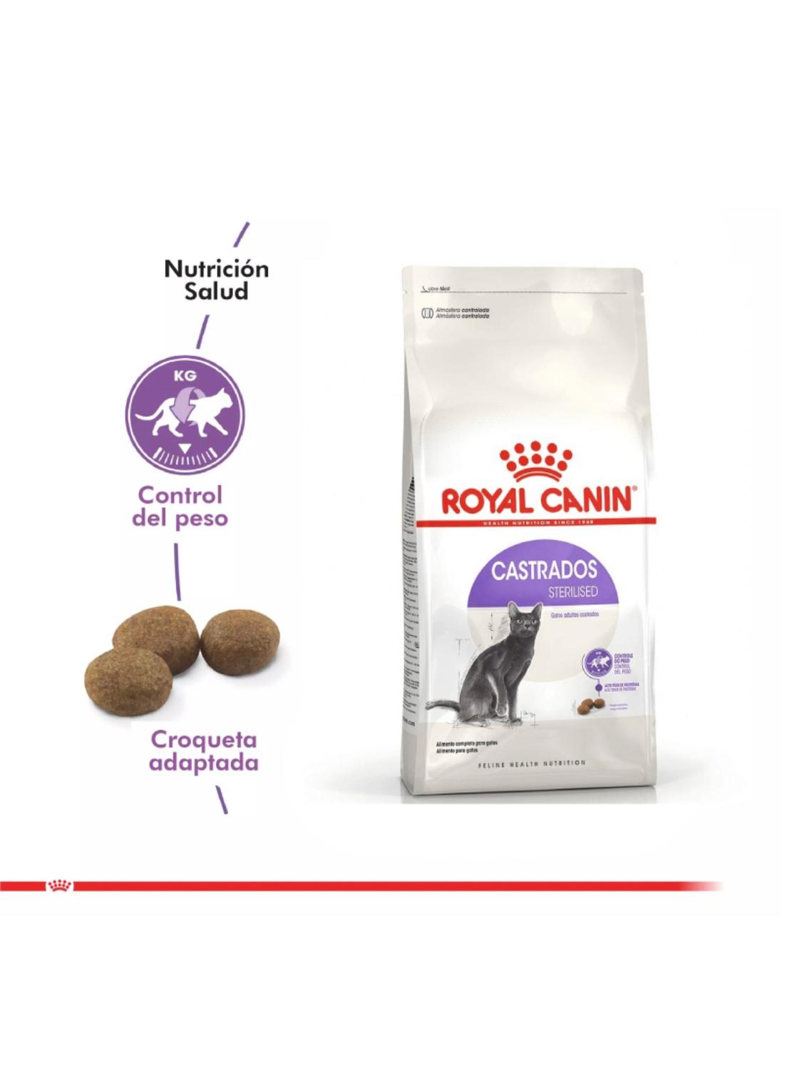 ALIMENTO ROYAL CASTRADO STERILISED FELINE SACO 400 GR - 3
