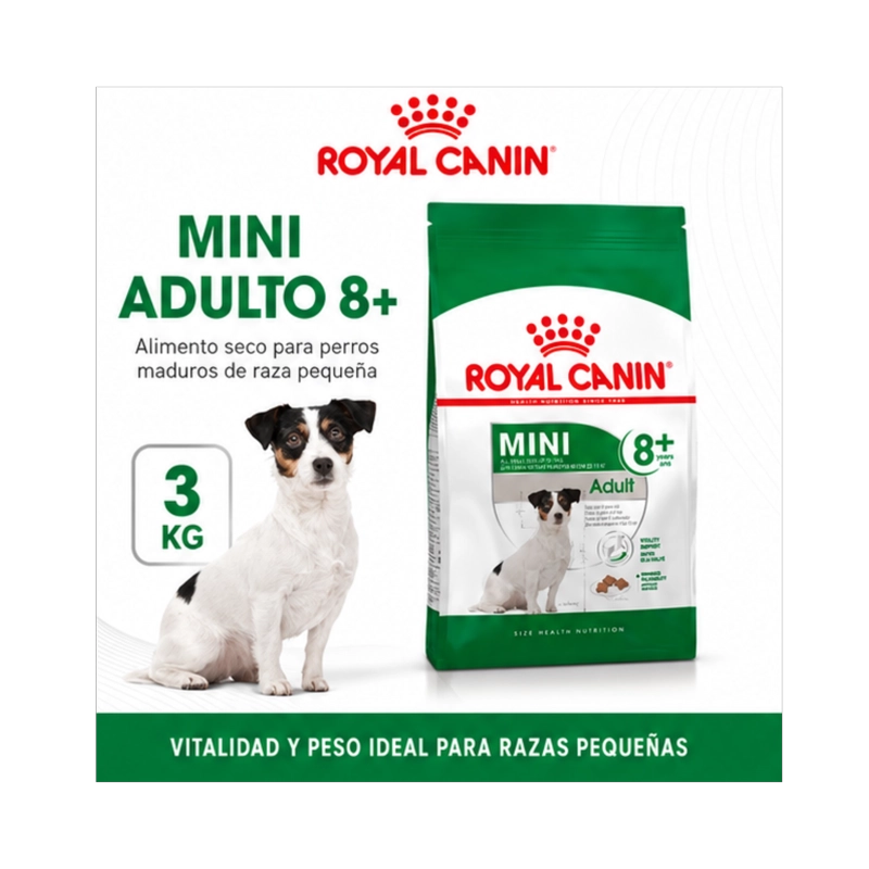 ROYAL CANIN MINI ADULTO 8+ SACO 3 KILO - 6