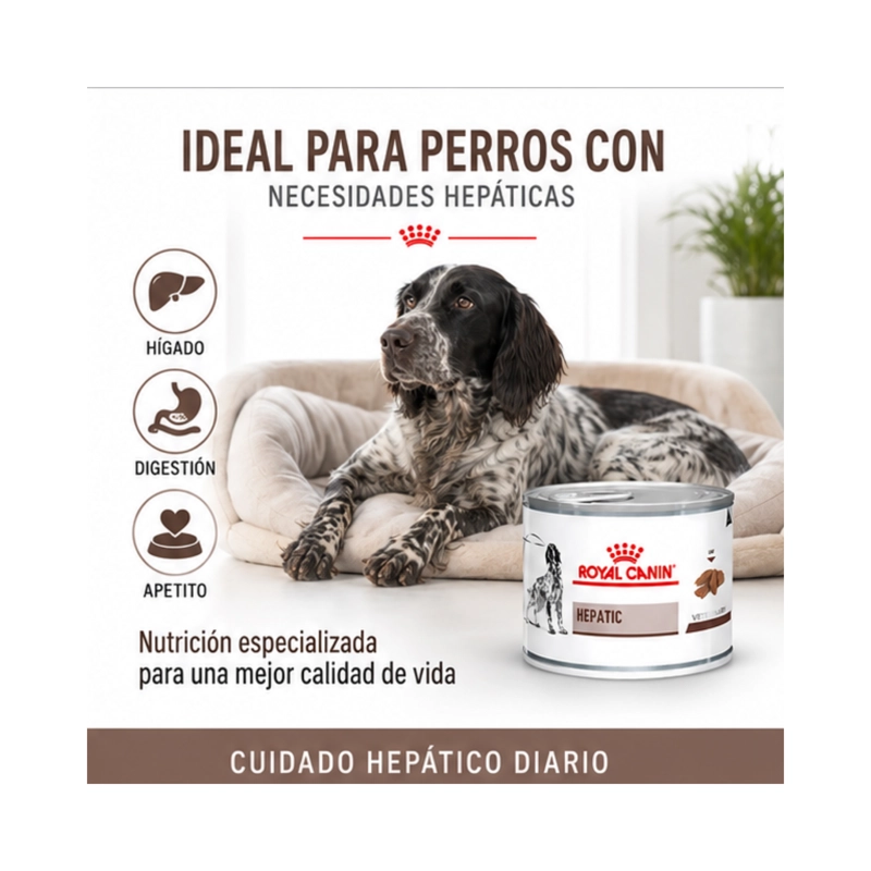 ROYAL CANIN HEPATIC PERRO LATA 200G SOPORTE HEPATICO - 4