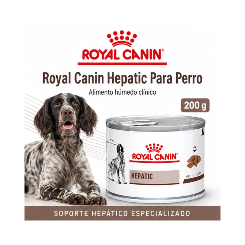 ROYAL CANIN HEPATIC PERRO LATA 200G SOPORTE HEPATICO - 7