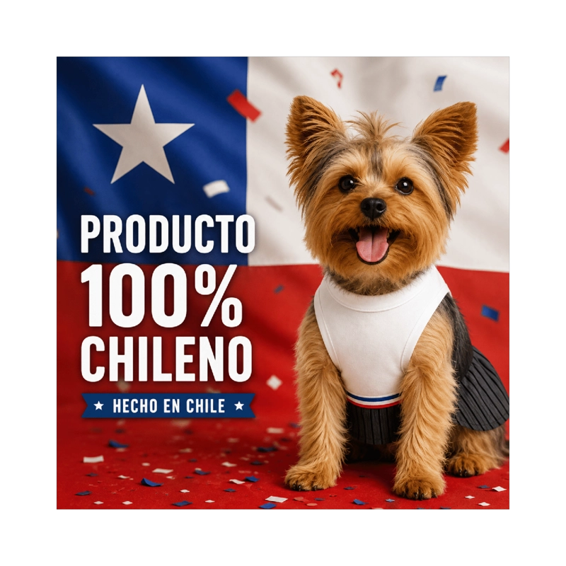 TRAJE DE HUASO CHILENO PARA PERRO TALLA XS - 7