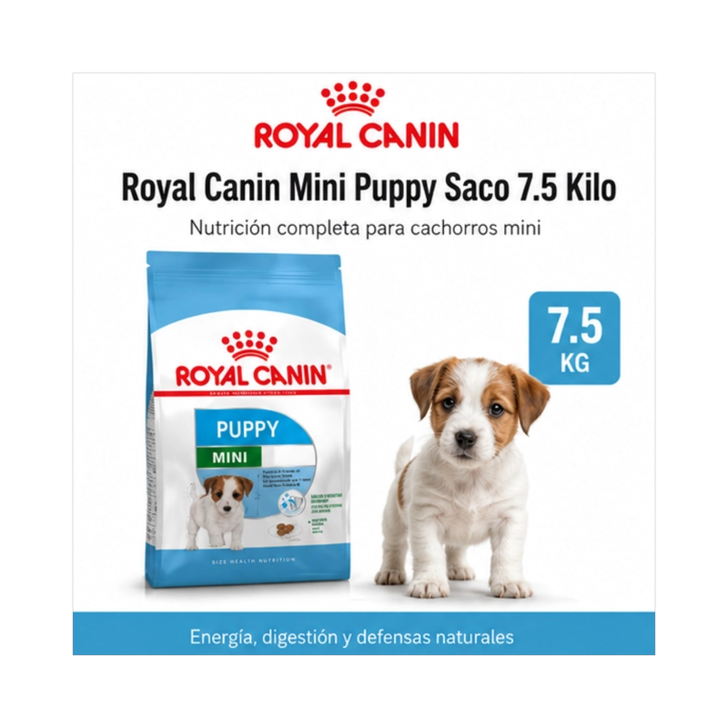 ROYAL CANIN MINI PUPPY SACO 7.5 KILO - 7
