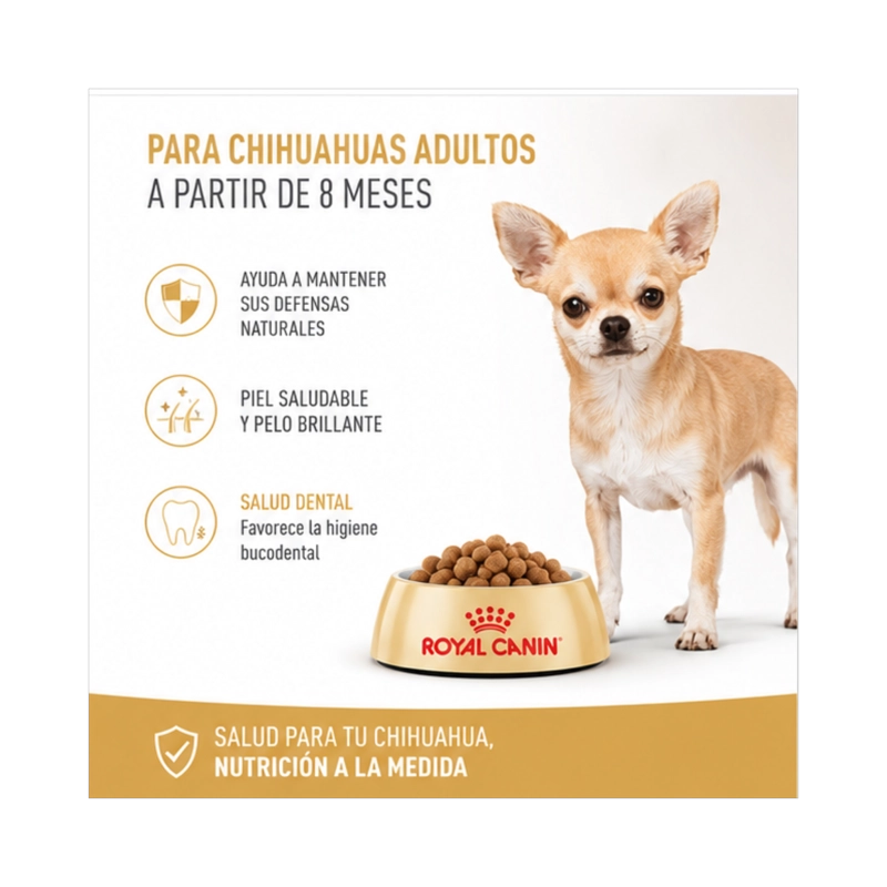 ROYAL CANIN PERRO RAZA CHIHUAHUA ADULTO 1KG - 3