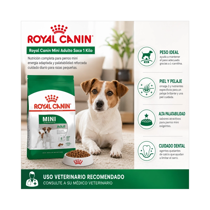 ROYAL CANIN MINI ADULTO SACO 1 KILO - 5
