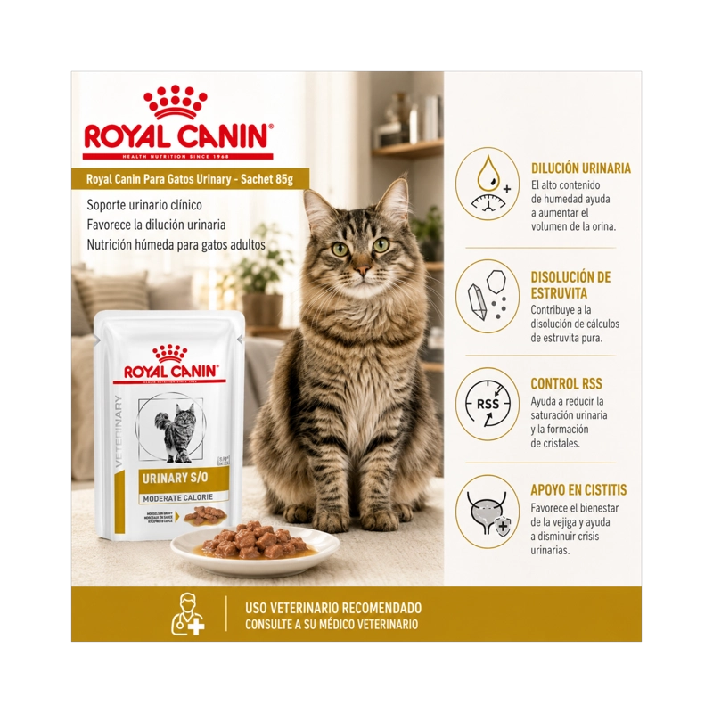 ROYAL CANIN PARA GATOS URINARY - SACHET 85G - 5