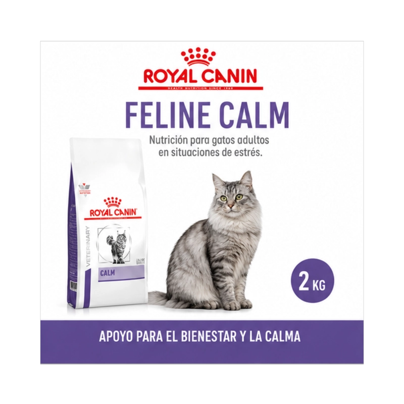 ROYAL CANIN CALM FELINE GATOS 2KG | ALIMENTO ESTRE S - 7
