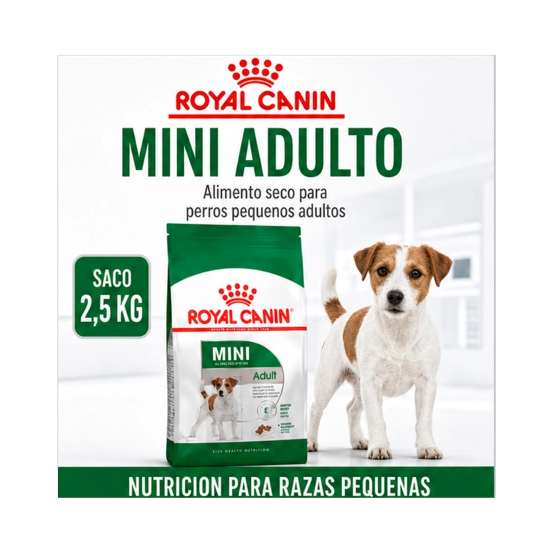 ROYAL CANIN MINI ADULTO SACO 2.5 KILO - 7