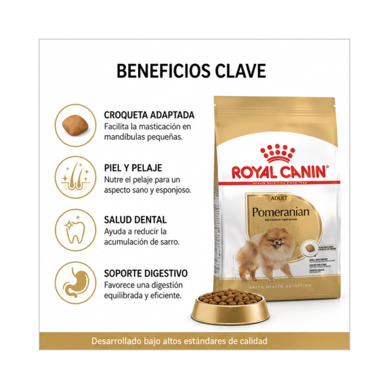 ROYAL CANIN POMERANIAN ADULTO 1.5 KG - 3