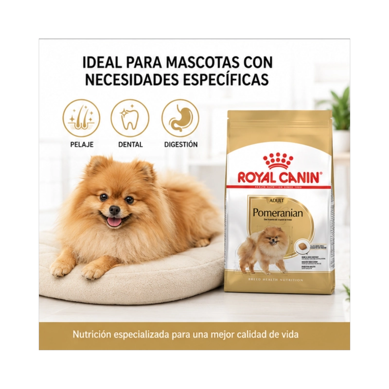 ROYAL CANIN POMERANIAN ADULTO 1.5 KG - 5