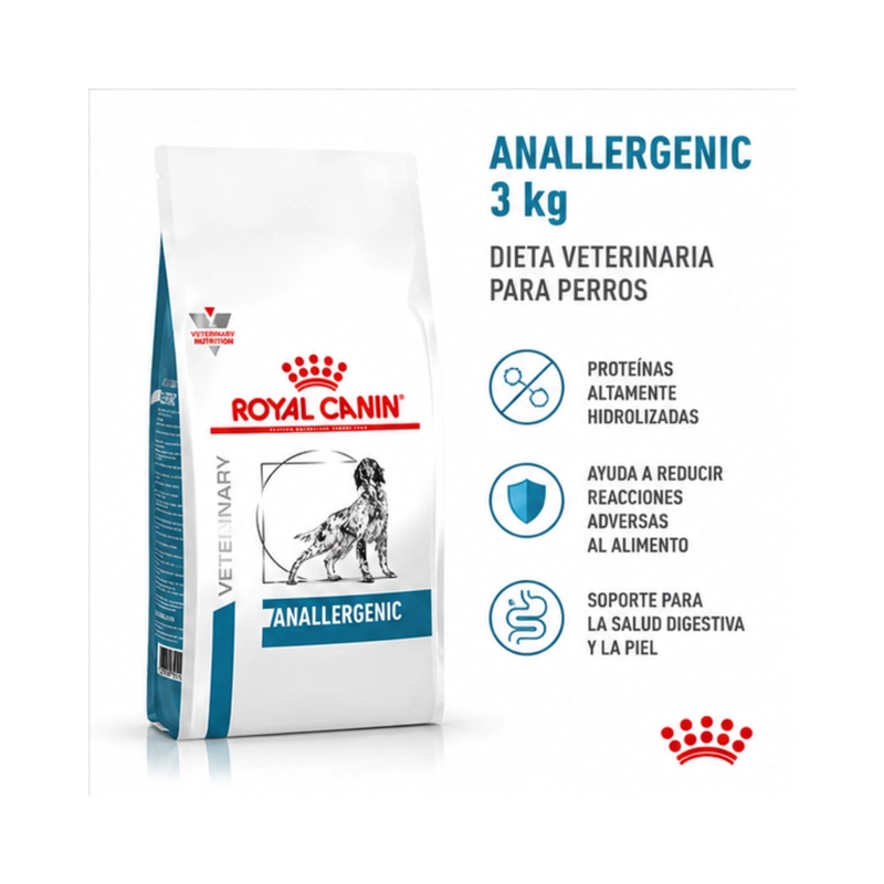 ROYAL CANIN HEALTH NUTRITION ANALLERGENIC 3KG - 5