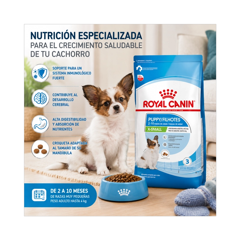 ROYAL CANIN X-SMALL PUPPY 1 KG. - 5