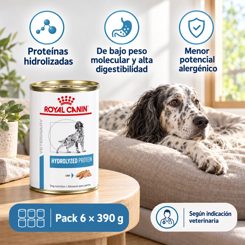 ROYAL HYDROLIZED PROTEIN CANINE LATA 390 GR | PACK 6 LATAS - 3
