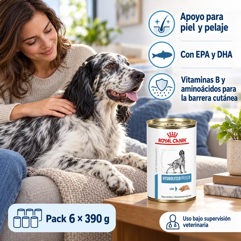ROYAL HYDROLIZED PROTEIN CANINE LATA 390 GR | PACK 6 LATAS - 4