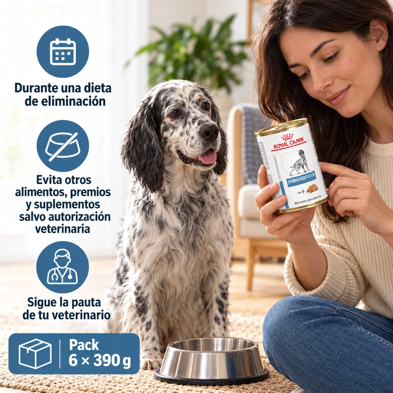 ROYAL HYDROLIZED PROTEIN CANINE LATA 390 GR | PACK 6 LATAS - 7