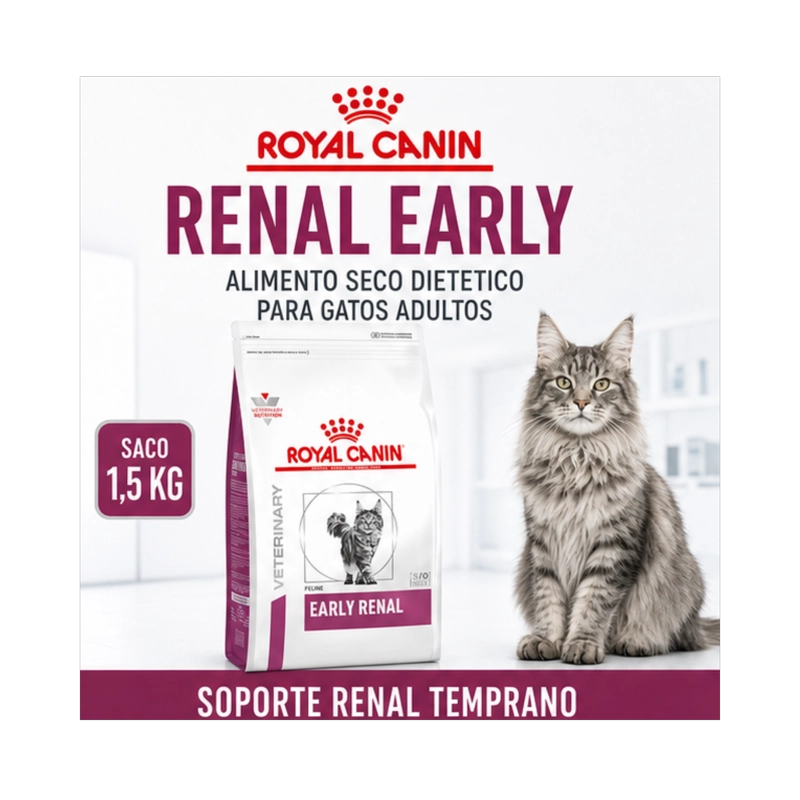 ROYAL CANIN RENAL EARLY FELINE 1,5 KG | APOYO RENAL GATOS - 2