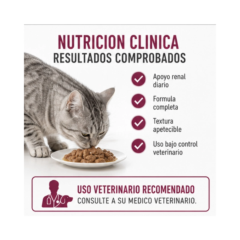 ROYAL CANIN POUCH RENAL GATO 85G | PACK 12 SOBRES - 3