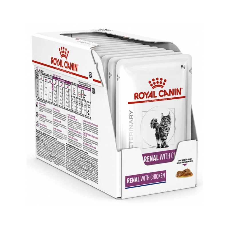 ROYAL CANIN POUCH RENAL GATO 85G | PACK 12 SOBRES - 9