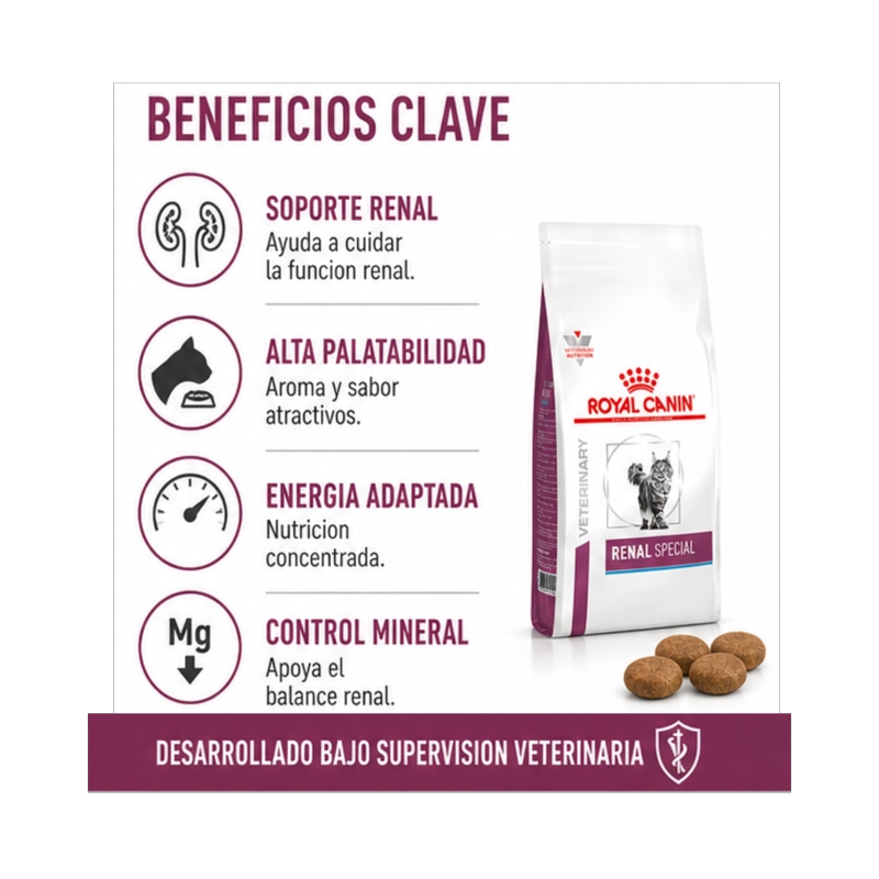 ROYAL CANIN RENAL ESPECIAL FELINE 2 KG - 8