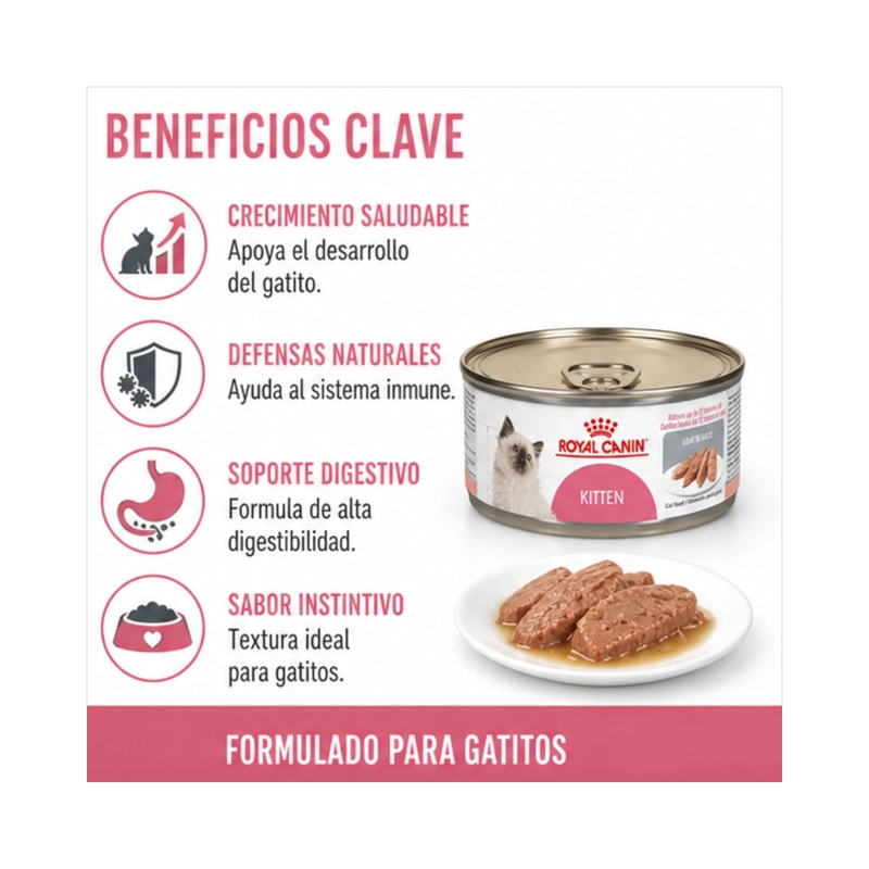 ROYAL CANIN KITTEN INSTINCTIVE LATA 145GR | PACK 6 LATAS - 2