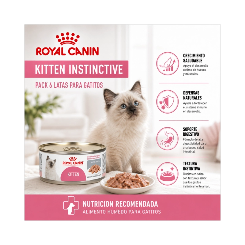 ROYAL CANIN KITTEN INSTINCTIVE LATA 145GR | PACK 6 LATAS - 5