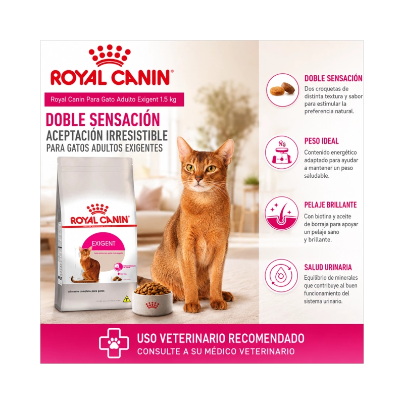 ROYAL CANIN PARA GATO ADULTO EXIGENT 1.5 KG - 5