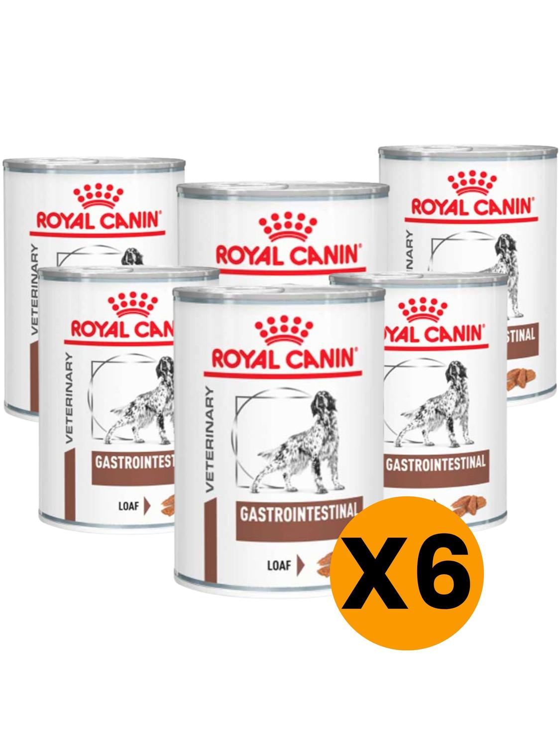 ALIMENTO ROYAL GASTROINTESTINAL CANINE LATA 385GR PACK X6 - 1