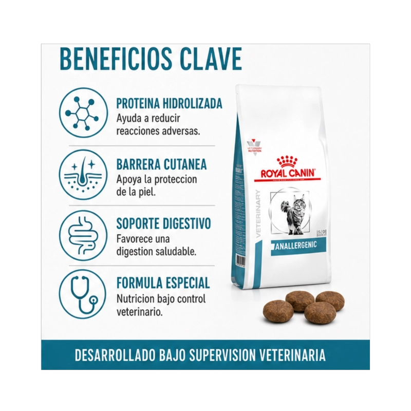 ROYAL CANIN ANALLERGENIC PARA GATO 2KG - 2