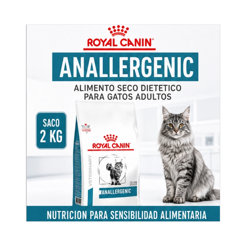 ROYAL CANIN ANALLERGENIC PARA GATO 2KG - 5