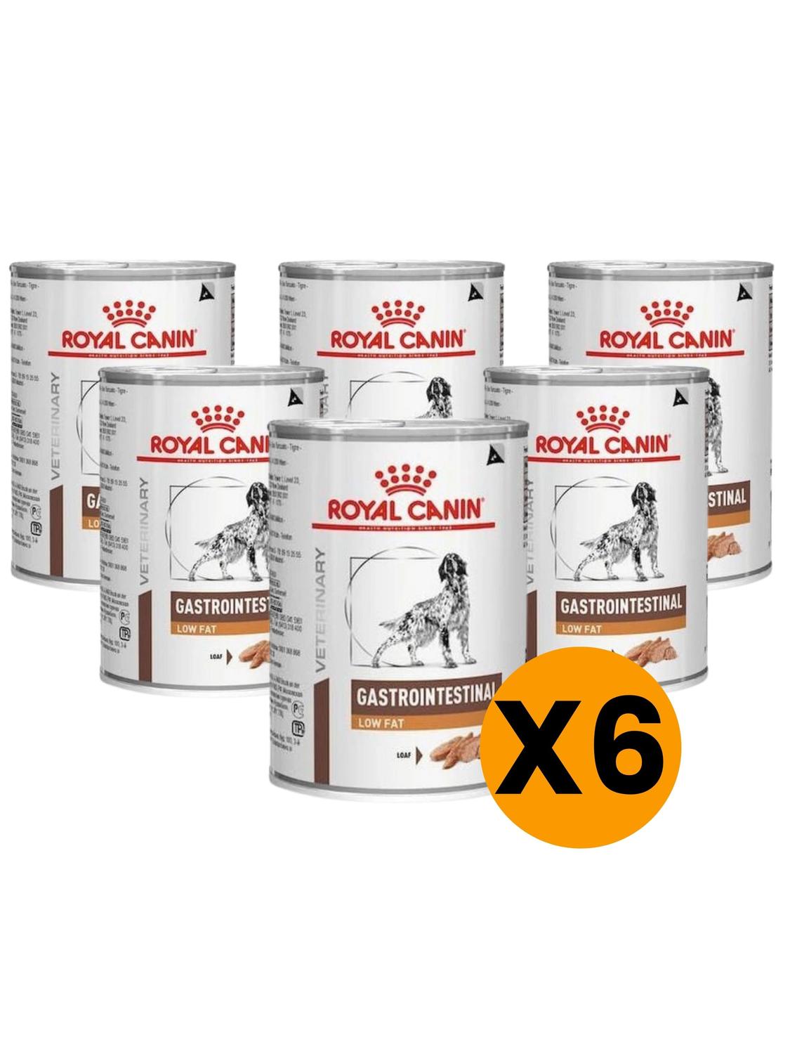 ALIMENTO ROYAL GASTROINTESTINAL LOW FAT LATA 420GR PACK X6 - 1