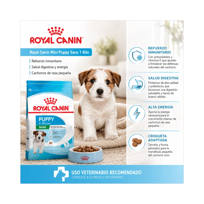 ROYAL CANIN MINI PUPPY SACO 1 KILO - 5