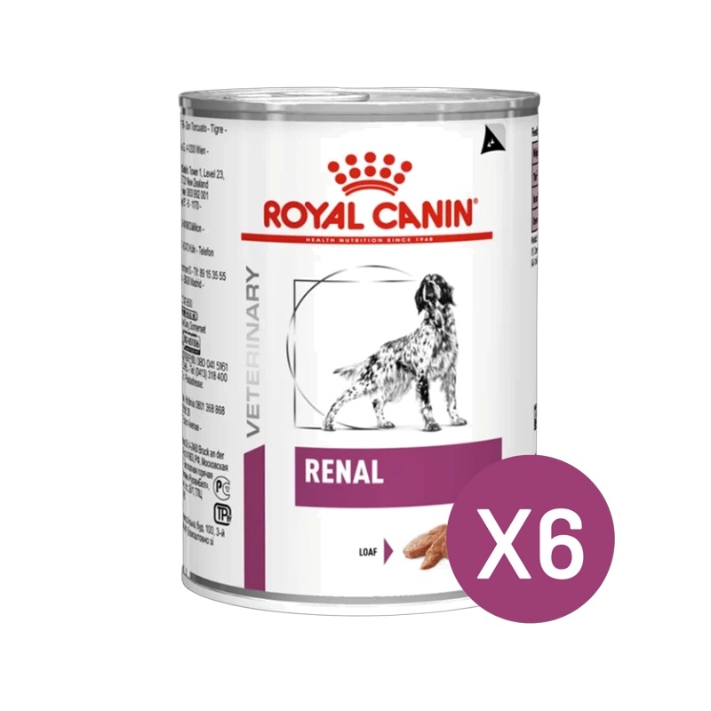 ROYAL CANIN RENAL SUPPORT LATA 385GR | PACK 6 LATAS - 1