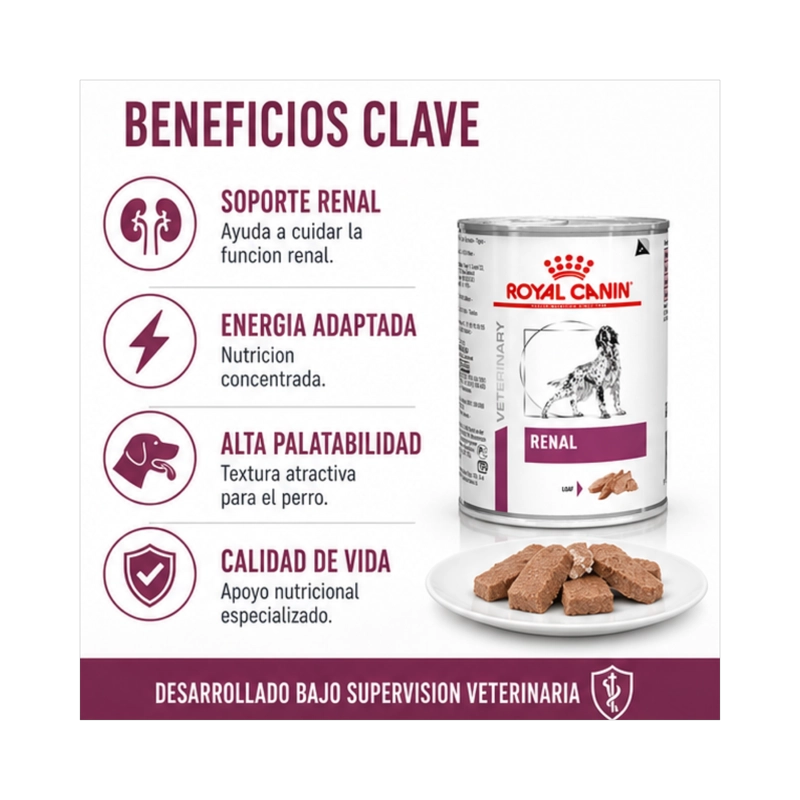 ROYAL CANIN RENAL SUPPORT LATA 385GR | PACK 6 LATAS - 2