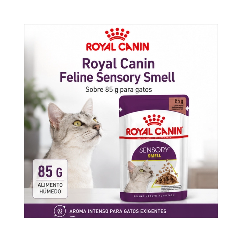 ROYAL CANIN FELINE SENSORY SMELL - SOBRE 85 GR - 2