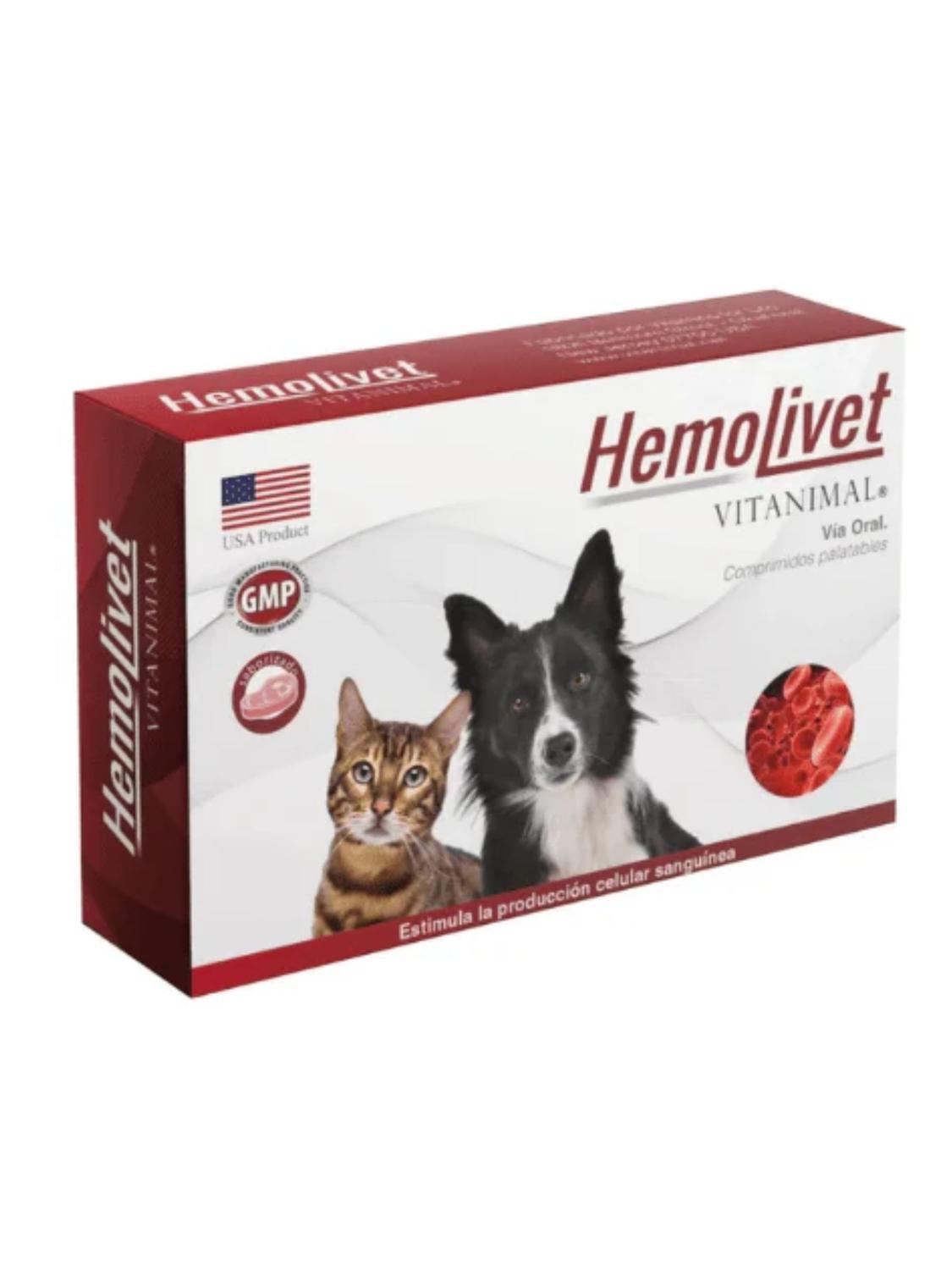 HEMOLIVET VITANIMAL - 10 COMPRIMIDOS - 5