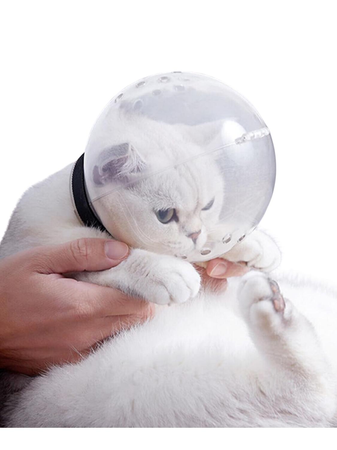BOZAL CUPULA PARA GATOS PROTECTOR ANTI MORDIDAS - 84 MM - 3