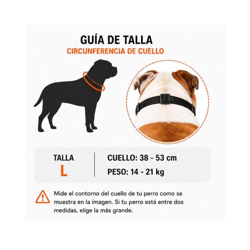 BOZAL PERRO BRAQUICE FALO L BULLDOG INGLE S 14-21KG - 2