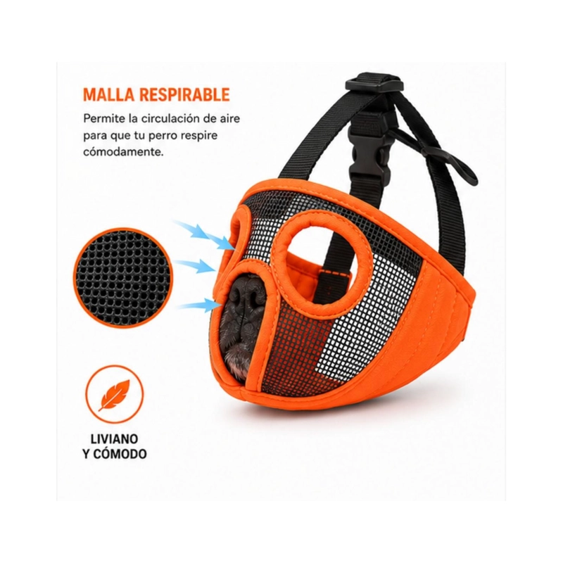 BOZAL PERRO BRAQUICE FALO M BULLDOG FRANCE S 9-13KG - 6