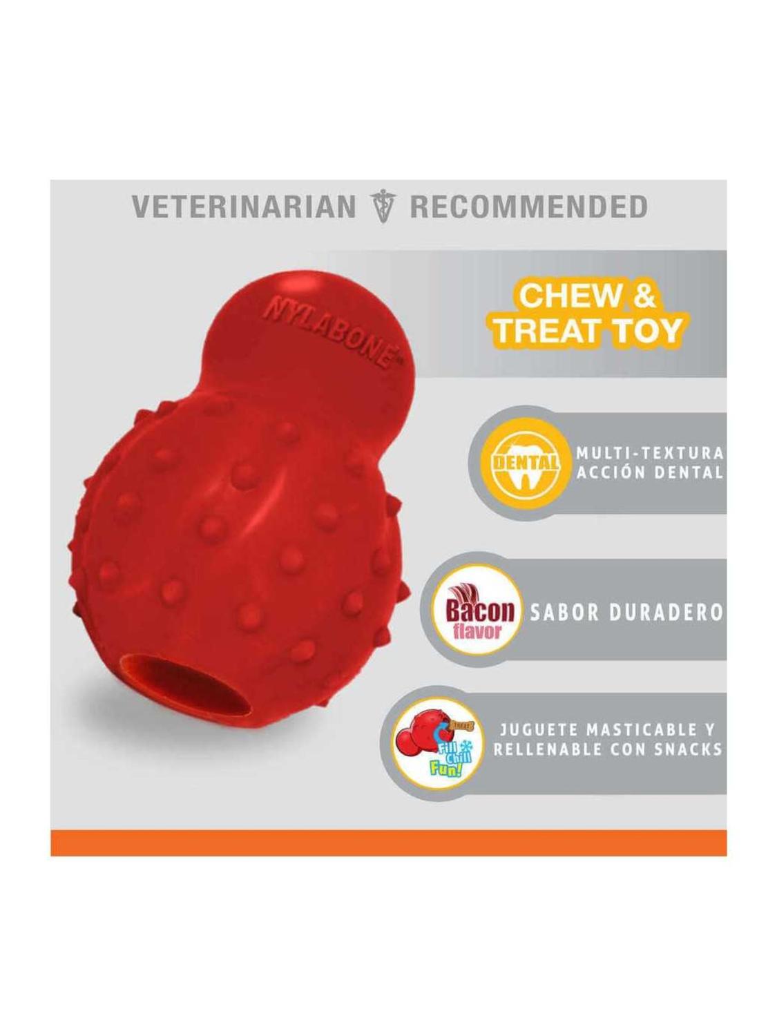 CONO NYLABONE SABOR TOCINO PARA PERROS TALLA L HASTA 23 KG - 5