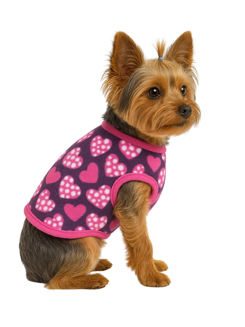 CAPA POLAR PERRO XS 25 CM ABRIGO INVIERNO CHIHUAHUA - 1