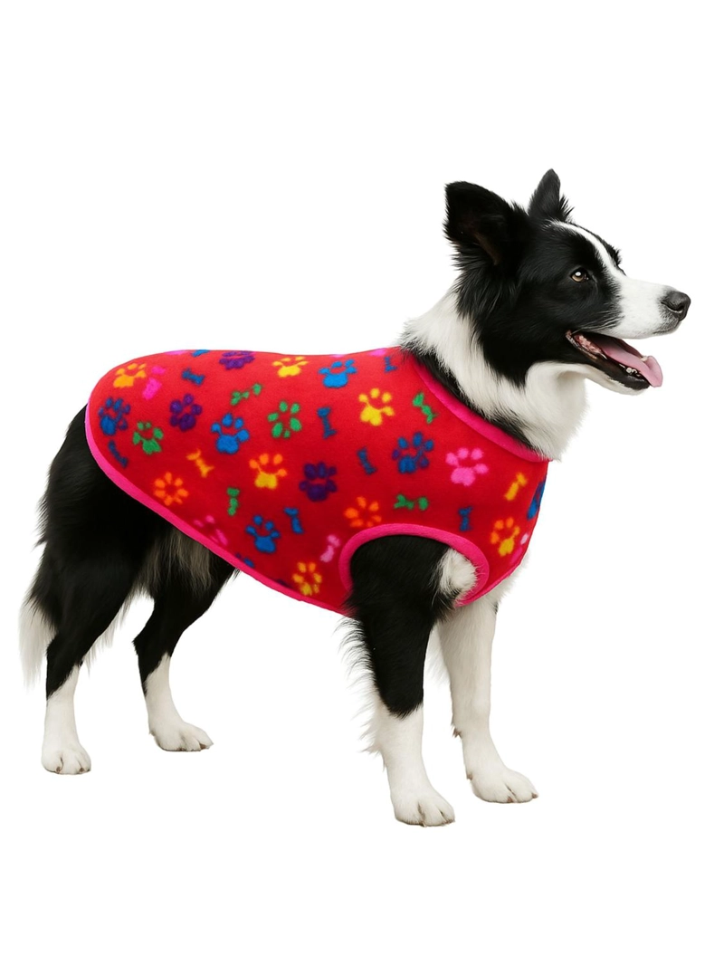 CAPA POLAR PERRO 5XL 65 CM ABRIGO INVIERNO BORDER - 1