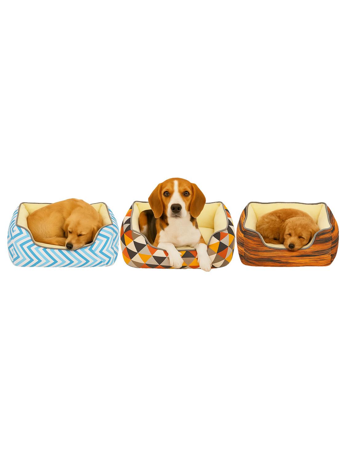 CAMA PARA MASCOTAS ACOLCHADA CHIPORRO TALLA M 60X65 CM - 1