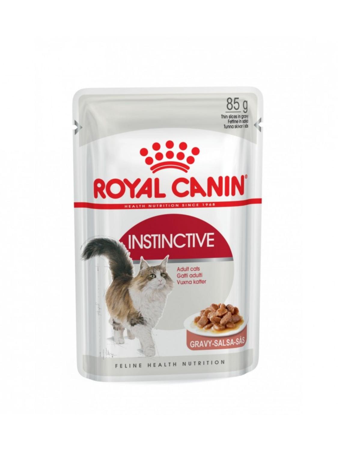 ALIMENTOS ROYAL CANIN POUCH ADULT INSTINCTIVE GATO 85G (12 UNIDADES) - 2