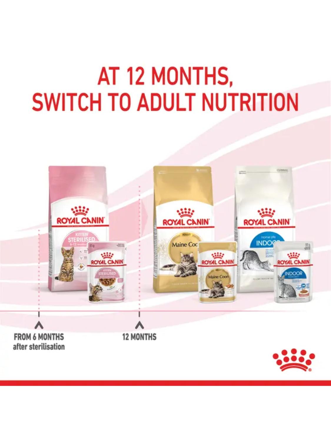 ROYAL CANIN KITTEN STERILISED POUCH 85G PACK 12 GATOS - 5
