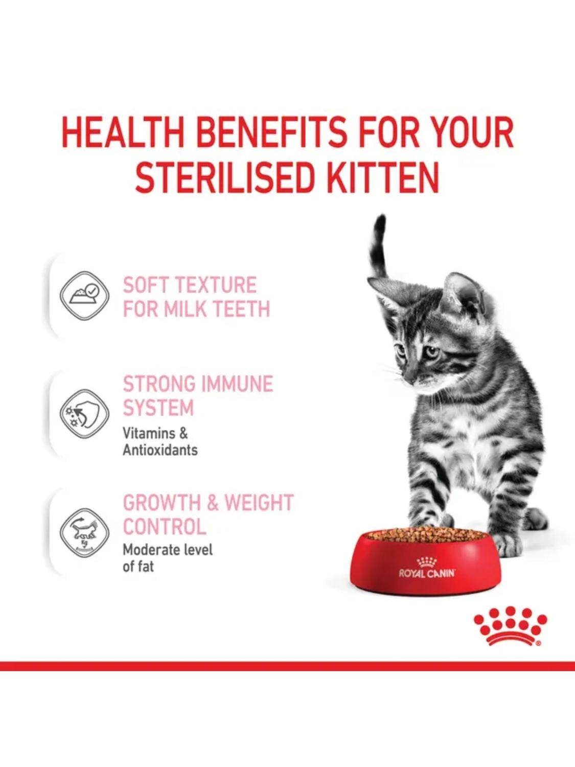 ROYAL CANIN KITTEN STERILISED POUCH 85G PACK 12 GATOS - 7