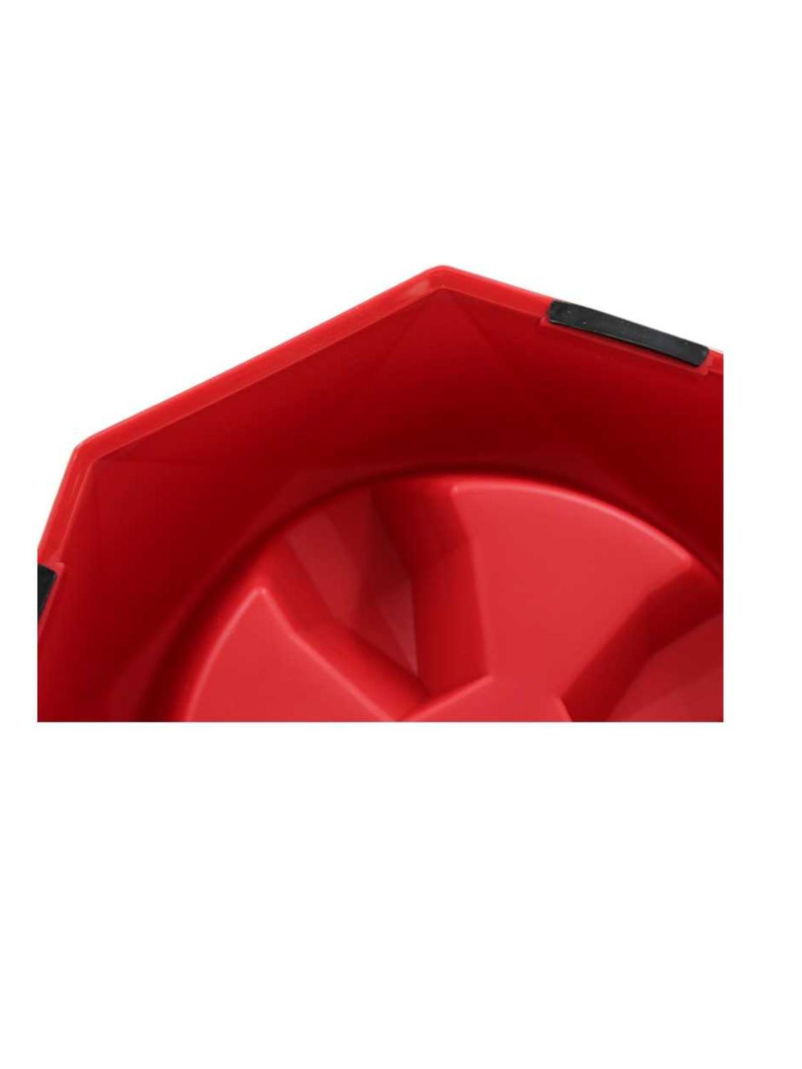 PLATO ALIMENTACION LENTA HEY! ROJO 22X22X7 CM PERROS - 3