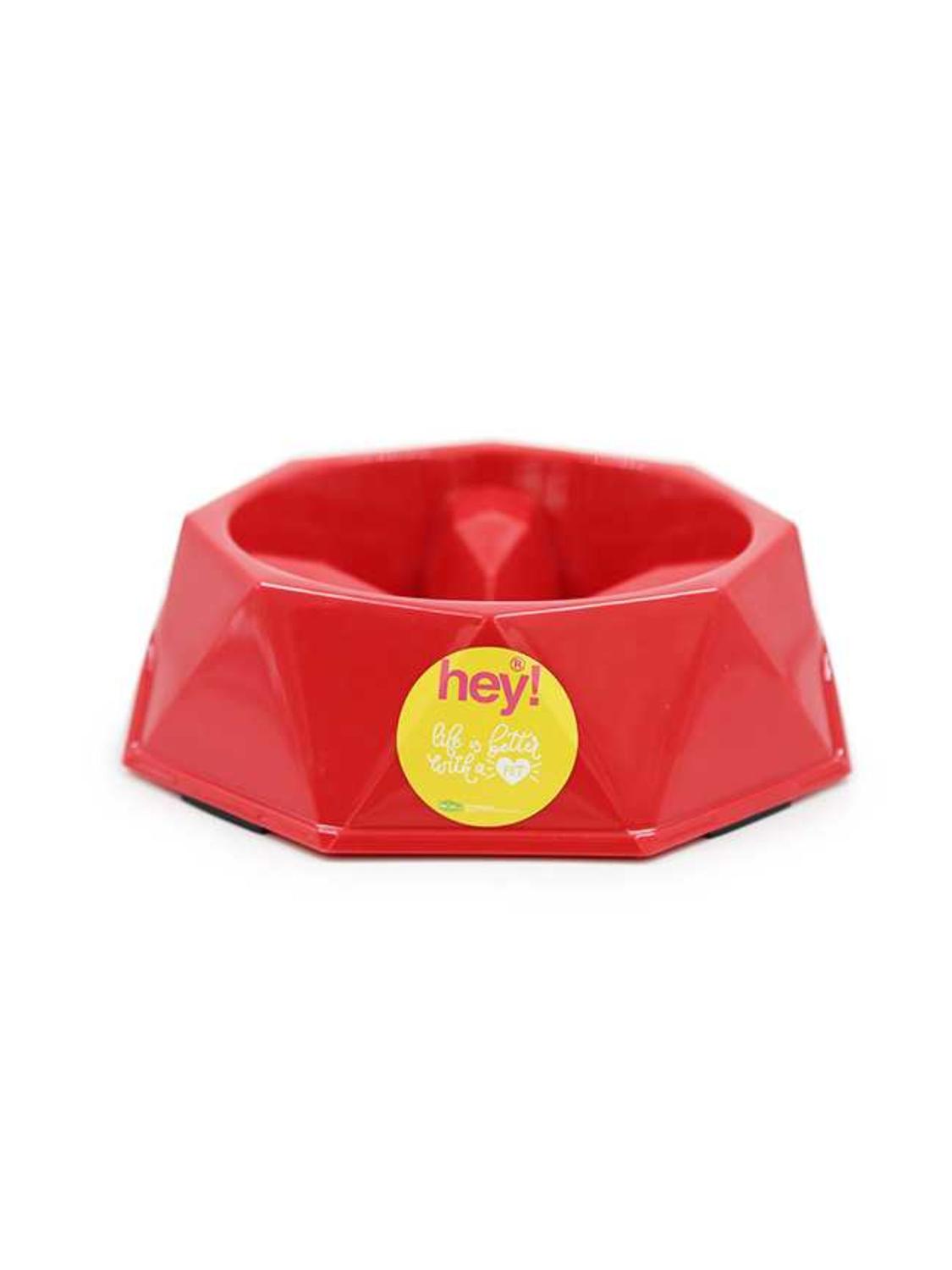 PLATO ALIMENTACION LENTA HEY! ROJO 22X22X7 CM PERROS - 6